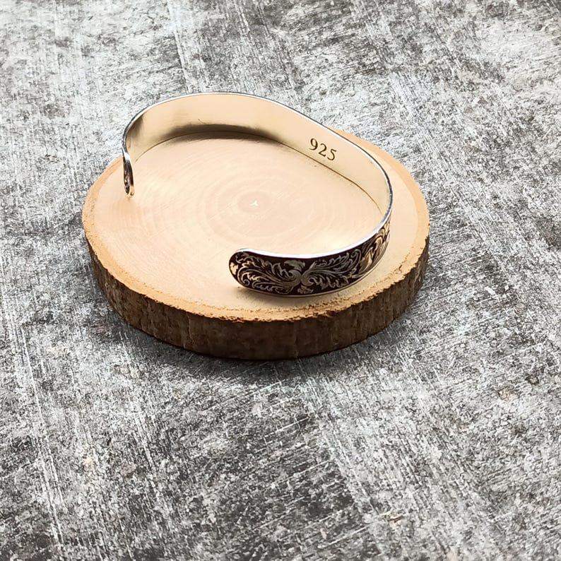 Moula Ali (AS) Handmade Sterling Silver Arabic Cuff