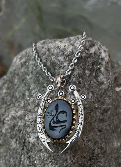 Moula Ali (AS) Bouble Zulfiqar Locket